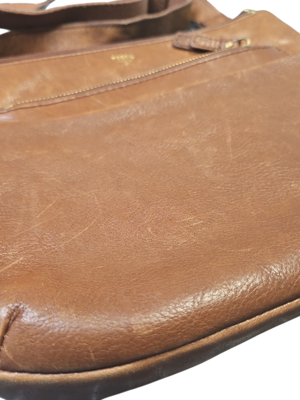 Fossil Tan Tessa Women's Leather Crossbody Bag Adjustable Strap Casual - Picture 3 of 6